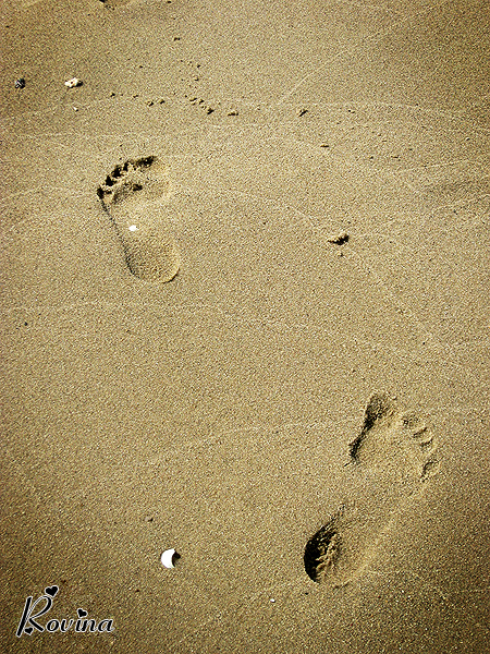 My Footsteps On The Beach
